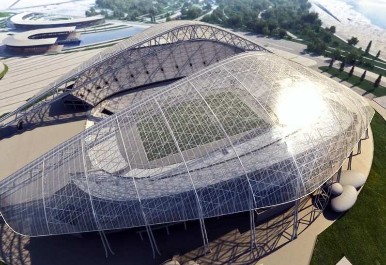 Стадион «Фишт» готовится к чемпионату мира по футболу